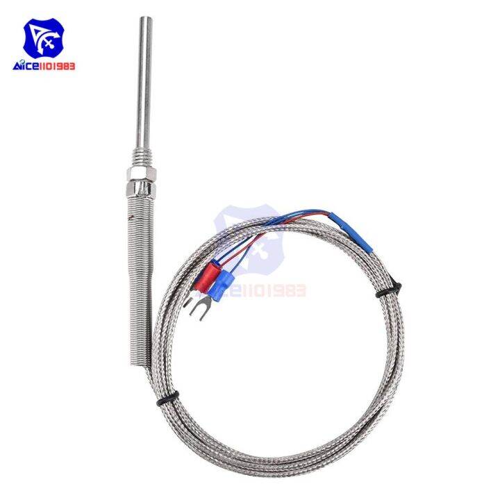 diymore PT100 Platinum Resistor Thermocouple Temperature Sensor Probe