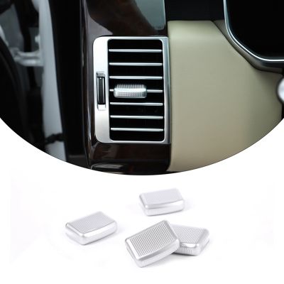 4 Pcs Car Air Outlet Adjustment Lever Cover Decorative for Land Rover Discovery 5 Range Rover Sport 2017-2022