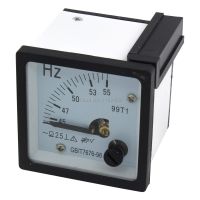 Holiday Discounts 99T1-HZ Pointer 48*48 Mm AC Hertz Meter 45-65Hz 380V 220V 48X48mm Analog Frequency Meter