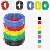 Fielect 2/10m PVC Electronic Wire Tinned Copper Wire Outer Diameter 1.6mm Number of Wires/Wire Diameter 17/0.12mm UL1007 22AWG