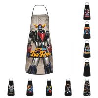 Unisex Grendizer Anime Kitchen Chef Cooking Baking Apron Women Men UFO Robot Goldorak Tablier Cuisine for Painting Aprons