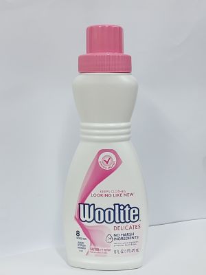 Woolite Delicates Liquid Laundry Detergent วูลไลท์ เดลิเคตส์ ผลิตภัณฑ์ซักผ้า 473 มล.
