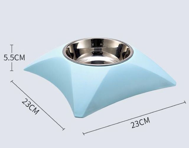 square-pet-bowl-ชามสัตว์เลียงทรงเหลี่ยม-ชามสุนัข-ชามแมว-ชามสัตว์เลี้ยง