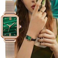 {Miracle Watch Store} [Maii] 2020 Jingis สายหนังแฟชั่นผู้หญิงควอตซ์แม่เหล็ก Relo นาฬิกา W0191 W0107