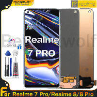 Beyondwolf 6.4 สำหรับ Oppo Realme 7 Pro/ Realme 8/8 Pro หน้าจอสัมผัสจอ Digitizer ประกอบสำหรับ7Pro Realme RMX2170 Realme 8 RMX3085 Realme 8Pro RMX3081 TFT/จอ LCD OLED อะไหล่100% ทดสอบ