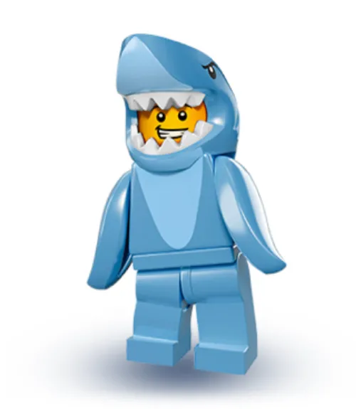 Shark Suit Guy Lego Minifigure Series 15 Lazada Indonesia