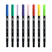 【☑Fast Delivery☑】 zangduan414043703 ญี่ปุ่น Tombow Ab-T พู่กันแต่งเล็บปากกา96สีคู่หัวปากกาคัดลายมือ Marker ที่ผลิตน้ำจิตรกรรมปากกา