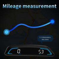 จอแสดงผล HUD สำหรับรถยนต์ Universal Head-Up Display HUD เกจดิจิตอลพร้อม Adaptive Sensing Light หน้าจอความละเอียดสูงกว่าความเร็ว