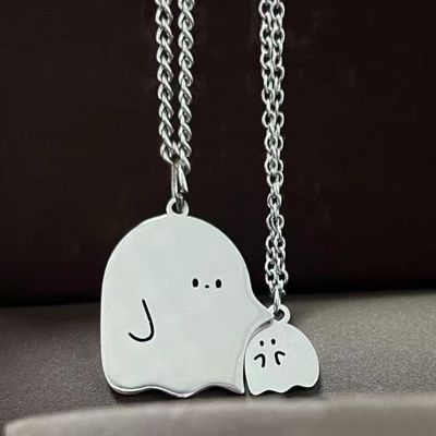 Couple Pendant Necklaces Ghost