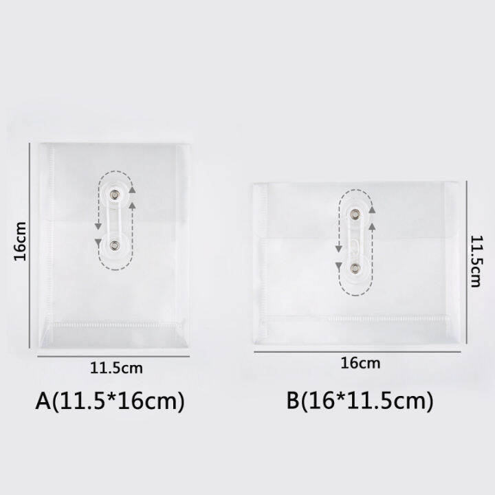 แฟ้มใส่เอกสาร-แบบใส-กันน้ำ-ขนาด-a6