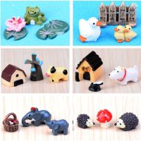 【cw】 3pcs/ Set Ornament Miniature Resin Pot Dollhouse Garden 【hot】