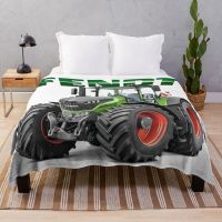 Ready Stock Fendt German Tractors Throw Blanket valentine gift ideas Cute Blanket Plaid sofa Beautiful Blankets