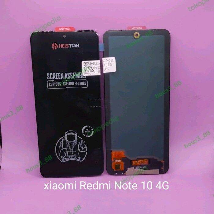 Lcd Touchscreen Xiaomi Redmi Note 10 4g Lcd Redmi Note 10s Heiston Lazada Indonesia