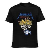 Hot sale Metallica Band Thin Lizzy band graphic Mens 100% Cotton Round Neck Short Sleeve T-Shirt  Adult clothes