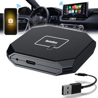 Wireless CarPlay อะแดปเตอร์ USB สำหรับโรงงานสาย CarPlay รถยนต์ (รุ่นปี: 2019ถึง2020),สาย Dongle ไร้สาย Carplay สำหรับ Audi Mercedes Benz Mazda Porsche Volvo Ford Citroen Honda Nissan