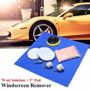 8x Cerium Oxide Glass Polishing Kit Windscreen Scratch Remover Felt Pad New