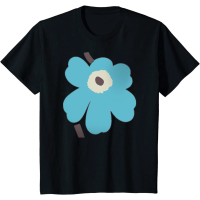 Marimekko Unikko（flower）graphic printed 100% Cotton Round neck Men Short Sleeve T-Shirt for men