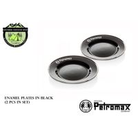 Petromax Enamel Plates (black) 2 pieces จานเคลือบ 2 ใบ สีดำ