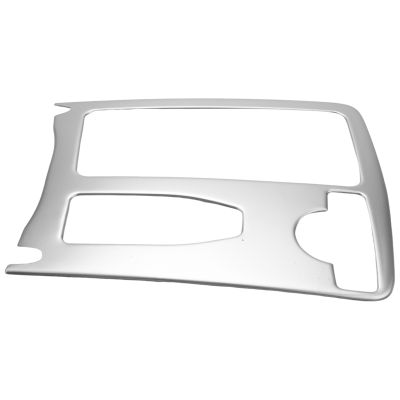 Car Silver ABS Central Console Cup Holder Frame Trim Cover Right Drive for Mercedes Benz E Class C Class W204