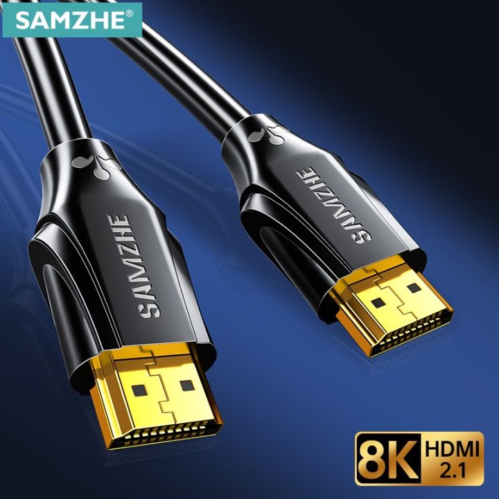 SAMZHE HDMI Cable 4K/60HZ HDMI 2.0 Splitter Cable for Mi Box HDTV HDMI 2.0  Audio Cable Switch Adapter for Xiaomi PS4 Cable HDMI