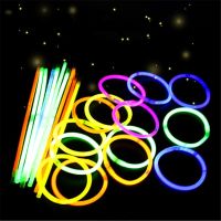 【CW】 Stick Safe Necklace Colorful Fluorescent for Event Festive Concert Kids