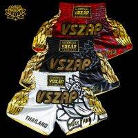 VSZAP muay Thai shorts faith lotus five minutes of pants embroidery the UFC combat training sports MMA combat boxing male