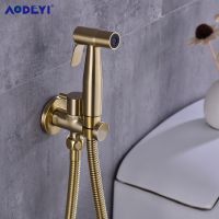 ✈卐 Toilet Hand Held Bidet Sprayer Anal Shower Head Douche Kit Shatta portable Brass Valve Bathroom Bidets Spray Jet Tap Holder Hose