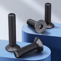 Countersunk Head Hexagon Socket Screws M3 M4 M5 M6 Black Grade 10.9 Carbon Steel Hex Socket Flat Countersunks Heads Bolt Screw