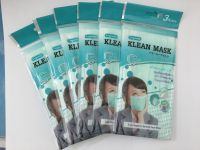 Klean Mask หน้ากากอนามัยทางการแพทย์ สีเขียว แบบซอง3ชิ้น มี6ซอง