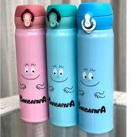 TheToys Shop อุปกรณ์ใส่อาหารและเครื่องดื่ม ความร้อนเย็น 12 ชม.ลาย  Barbapapa 500 ml.อุปการณ์จัดเก็บ พกพาสะดวก ขายดีมากๆ