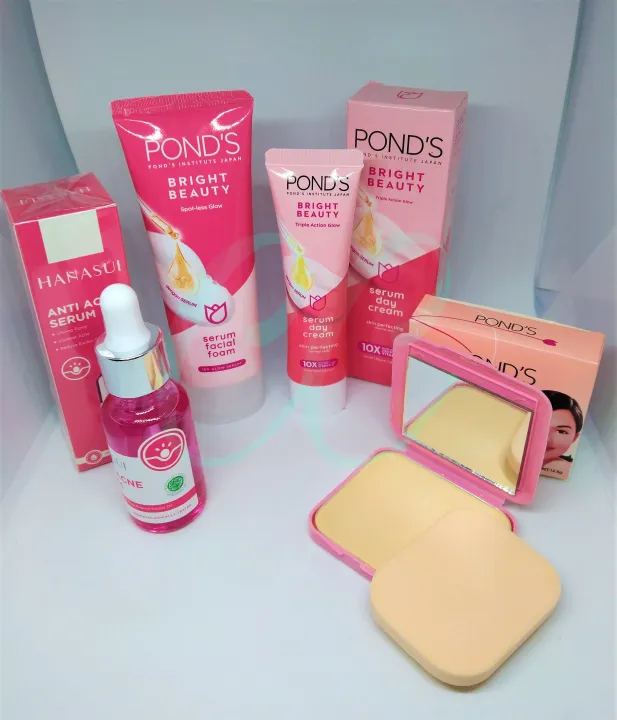 Hurd Store Paket 4 IN 1 POND'S - Pelembab Cream Pond's White Beauty 20g ...