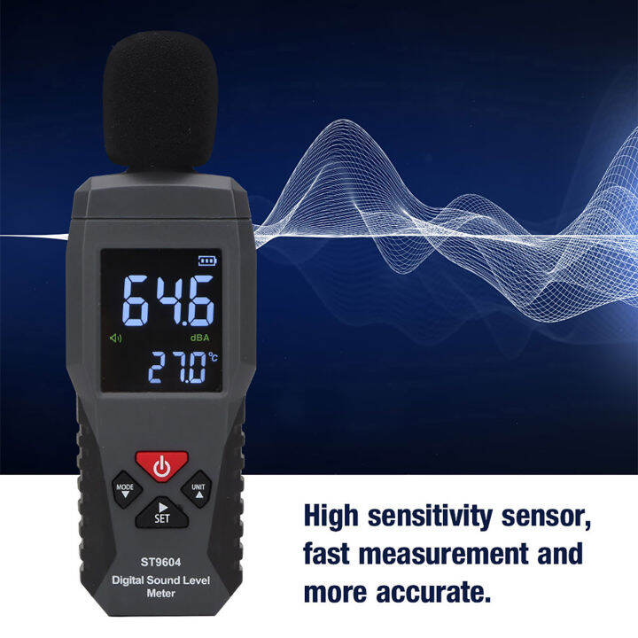 Digital Sound Level Meter Decibel Meter with Range 30-130 dBA dB ...