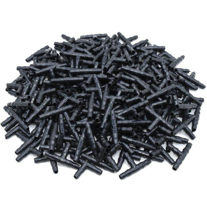 sprycle-20-100pcs-1-4-inch-connector-joint-tee-drip-irrigation-dripper-watering-garden-tools-for-4mm-7mm-pipe-hose-greenhouse