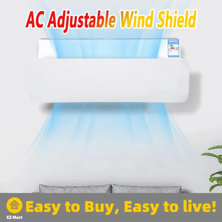 Air Conditioner Wind Deflector With Activated Carbon Filter Anti