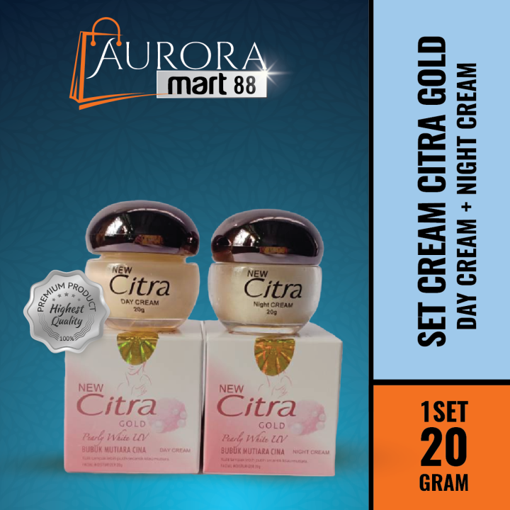 Citra Gold Cream Day and Night / ASLI Lazada