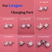 【COOL】 Green Street 5Pcs สำหรับ Leagoo M5 Plus S8 T8S M9 Pro M8 M8 PRO Shark 1พอร์ตชาร์จ Mini USB แจ็คซ็อกเก็ตขั้วต่อปลั๊กอะไหล่ซ่อม