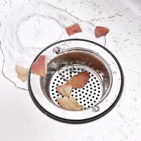 Kitchen Sink Strainer With Handle Design Stainless Steel Rust Free Anti-clogging Drain Strainer