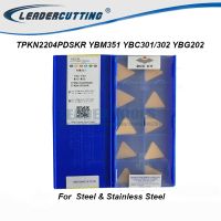 TPKN2204PDSKR YBM351 YBC301 YBG202 YBC302 * 10pcs ZCC มิลลิ่งคาร์ไบด์แทรกแทรกมิลลิ่งสําหรับเหล็กและสแตนเลส