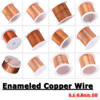 10m 0.1-0.5mm ลวดทองแดงเคลือบลวดแม่เหล็ก Magnetic Coil Winding Wire สำหรับทำแม่เหล็กไฟฟ้ามอเตอร์ลวดเคลือบทองแดง-Bajinde