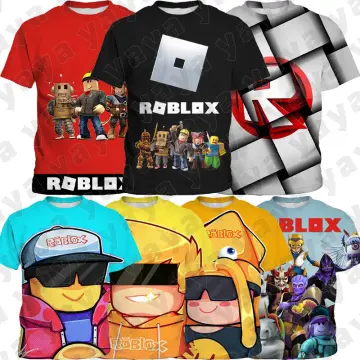 ROBLOX Virtual World T-shirt Summer Game Peripheral Male