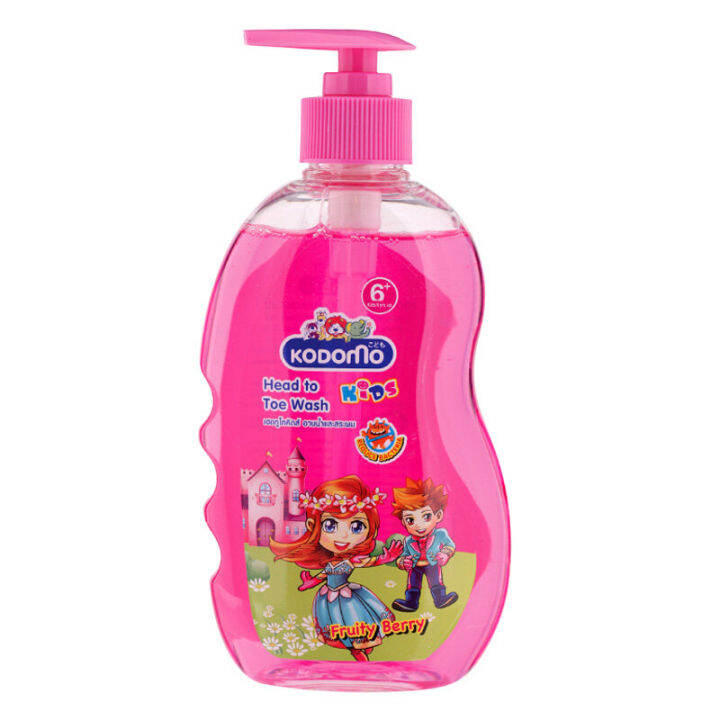 fernnybaby-โคโดโม-เบบี้-แชมพู-สบู่-kodomo-baby-shampoo-400ml-อาบ-สระ-โคะโดะโมะ-สำหรับเด็ก-รุ่น-ยาสระผม-โคโดโม-สีชมพู-แฟรี่เบอรี่-400-มล