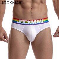 （ใหม่） JOCKMAIL ผู้ชายกางเกงชุดชั้นในเซ็กซี่ Breathablesnipes UnderpantsUnderwear กางเกงขาสั้น CuecaMale กางเกงร้อน