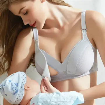 Wirefree Nursing Maternity Bra Clothing Cotton Breastfeeding Bra