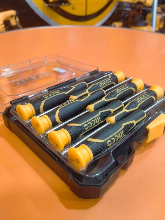 INGCO 7PCS PRECISION SCREWDRIVER SET (HKSD0718) Lazada PH