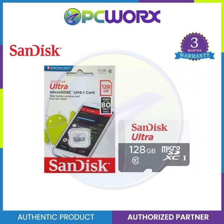 Sandisk Sdsqunr G Gn Mn Gb Ultra Microsd Lazada Ph