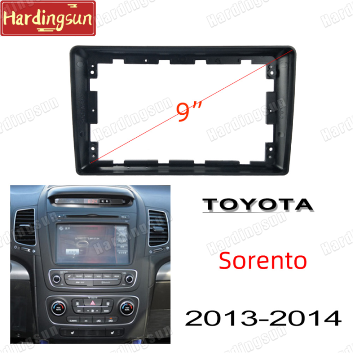 Hardingsun 9 inch car android head unit dash mounting kits player