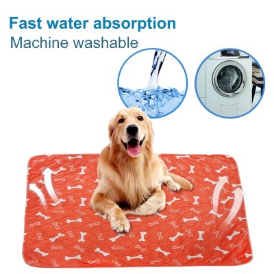 Washable Cat Dog Pet Diaper Mat for Dog Pet Cat Bed Urine Protect Diaper Mat Waterproof Reusable Training Pad Car Seat Covers