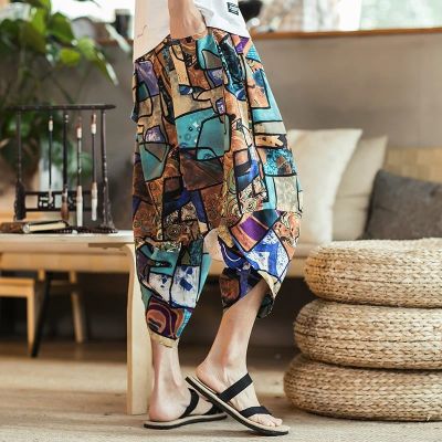 ♣▣  7 minutes of pants in the summer of the Thai elephant trunks male xishuangbanna dai clothes Thai night markets southeast Asia style trousers
