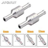 AUTOUTLET For 2 pcs One Way Fuel Non Return Check Valve 6Mm/8mm/10mm/12mm Petrol And Diesel Oil -30 ℃-130 ℃