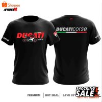 （Can Customizable）NEW ARRIVAL!!! T-SHIRT DUCATI CUSTOM DESIGN-BLACK（Adult and Childrens Sizes）